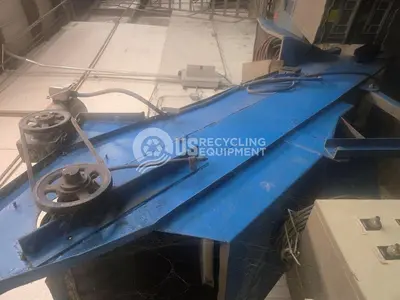 Used UNKNOWN MANUFACTURER USED 150 HP GRANULATOR WITH MAGNETIC HEAD PULLY Granulators Ohio US | US Recycling Equipment #1310225
