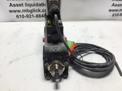 Parker C Cylinder w/Parker D1EME53ECNBJ0030 DC Solenoid Anode Servo