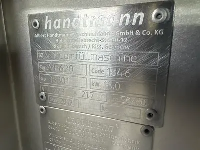 Used HANDTMANN VF 620 Stuffers (Food) Illinois US | M&M Equipment Corp. #1335505