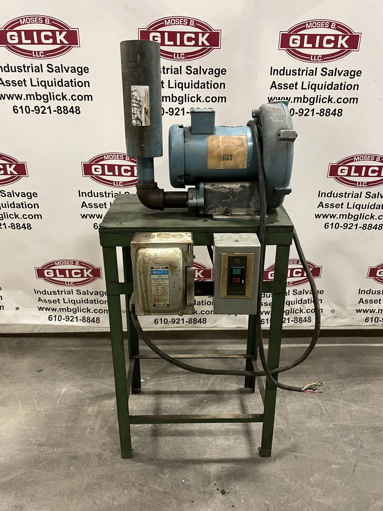 Ametek Rotron DR404 Regenerative Blower/Fan 1HP 3450RPM 3PH