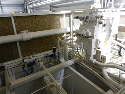 USED LAUFER MSA RKO 500 TON PRESS FOR COMPOSITE MAT.