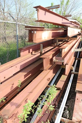 Various Length I Beams 30' to 48' x 10"H x 5.75"W (22 lbs./ft)
