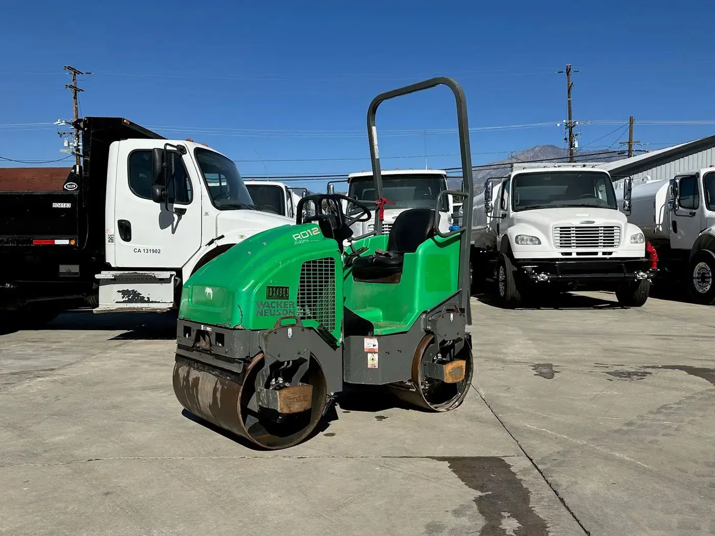 Used 2017 WACKER NEUSON RD12A Tandem Rollers California US | Lillo Machinery #1543403