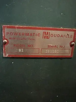 USED POWERMATIC MODEL 81