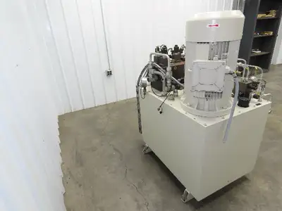 Voith IPC 5-50 101 2-Pump Hydraulic Power Unit 100 Gal 20 GPM 3000 PSI 40Hp 480V