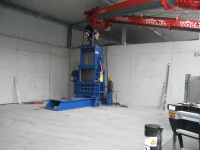 USED 2013 ATM SCRAP BALER 40X40