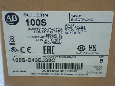 New | in-Stock ALLENBRADLEY 100SC43EJ32C PLC Contactors Ohio US | HGR 24 #1406346