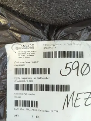 New | in-Stock CLYDE BERGEMANN CBA006002 Dust Collector filters Ohio US | Surplus Asset Holdings #1246602