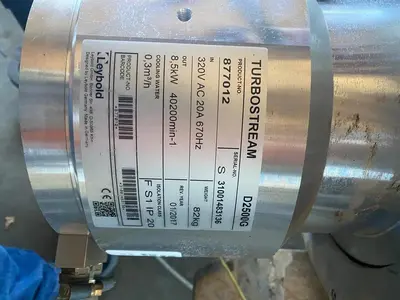 Oerlikon Leybold vacuum Turbostream D2500G   Off of Bystronic CO2 Laser