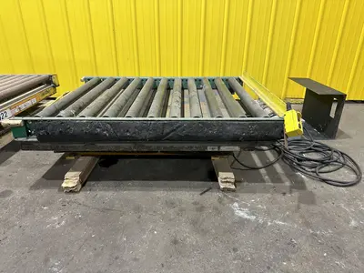 4000 LB X 48" X 40"  ECONO-LIFT MODEL #SL24-40 HYDRAULIC SCISSOR LIFT TABLE WITH ROLLER TOP: STOCK #20950