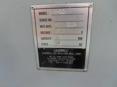 2005 LEADWELL V-30 CNC Milling | MD Equipment Services LLC (25)