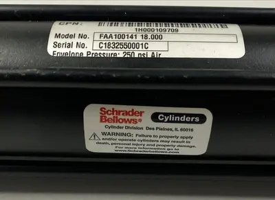 USED SCHRADER BELLOWS FAA100141