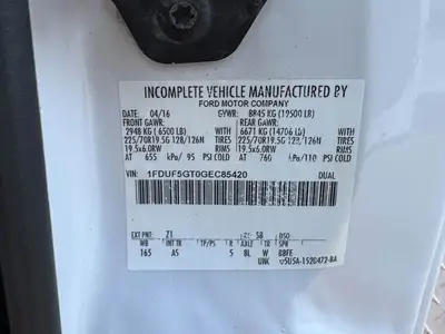 Used 2016 FORD F-550 Misc Trucks Florida US | Truck and Van Outlet #1506264
