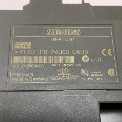USED SIEMENS CPU SIMATIC S7-300 CHIPPED / DAMAGED