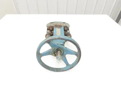 DeZurik 828 3" Knife Gate Valve Lug Style Rising Stem 316SS Disc Rubber Seat