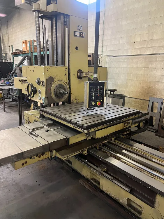 Used 1987 UNION BFT 90/3-1 Horizontal Table Type Boring Mills New York US | Prime Machinery #384808