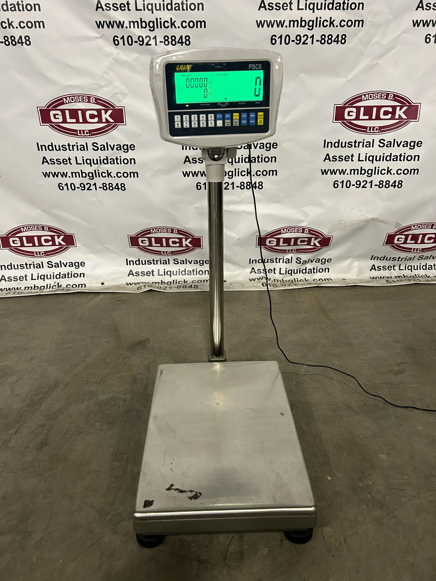 UWE PSCii 18″x13″ Counting / Inventory Bench-Top Platform Scale 75 Lbs. x .005