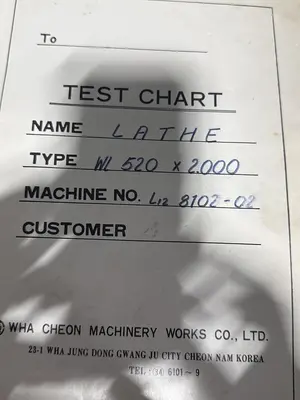 Used 1981 WEBB WL-520 Engine Lathes Minnesota US | Source Machinery Sales #968041
