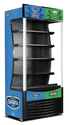 168-0006 AC-OFC 36” Open Air Self Contained Curtain Merchandiser Cooler