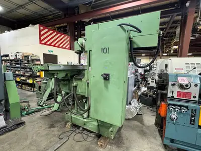 HECKERT FU 400 manual universal milling machine with electronic feed control system