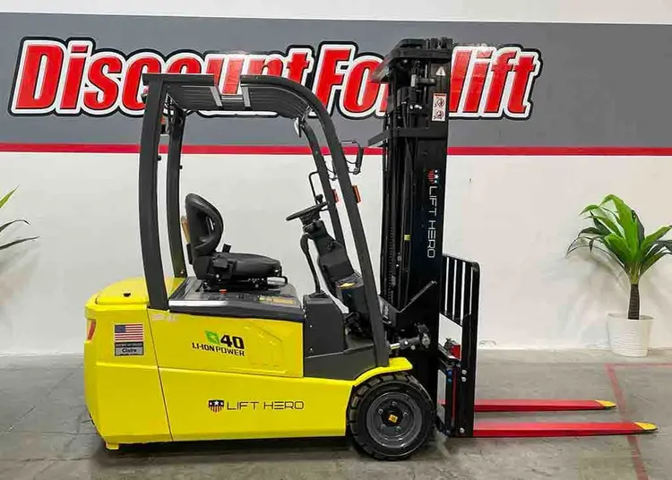 New | in-Stock 2024 LIFT HERO LG20BE 3-Wheel Sit down Electric Counterbalance Forklifts Colorado US | Discount Forklift #237284