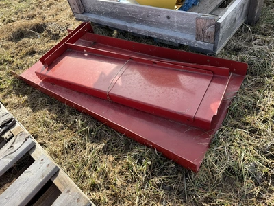 (1) 19" wide x 48" long extension panel with assorted frame components.