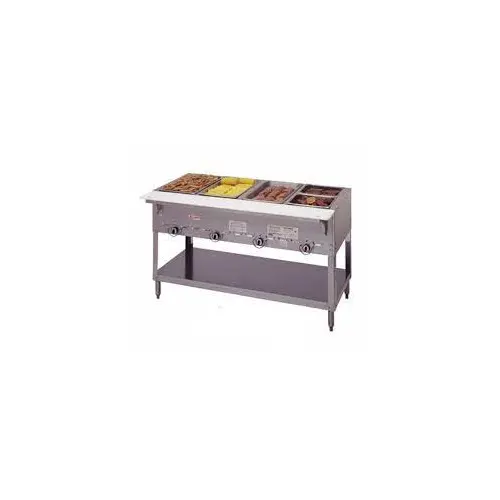 Duke WB304 58 3/8" Hot Food Table w/ (4) Wells & Cutting Board, Natural Gas
