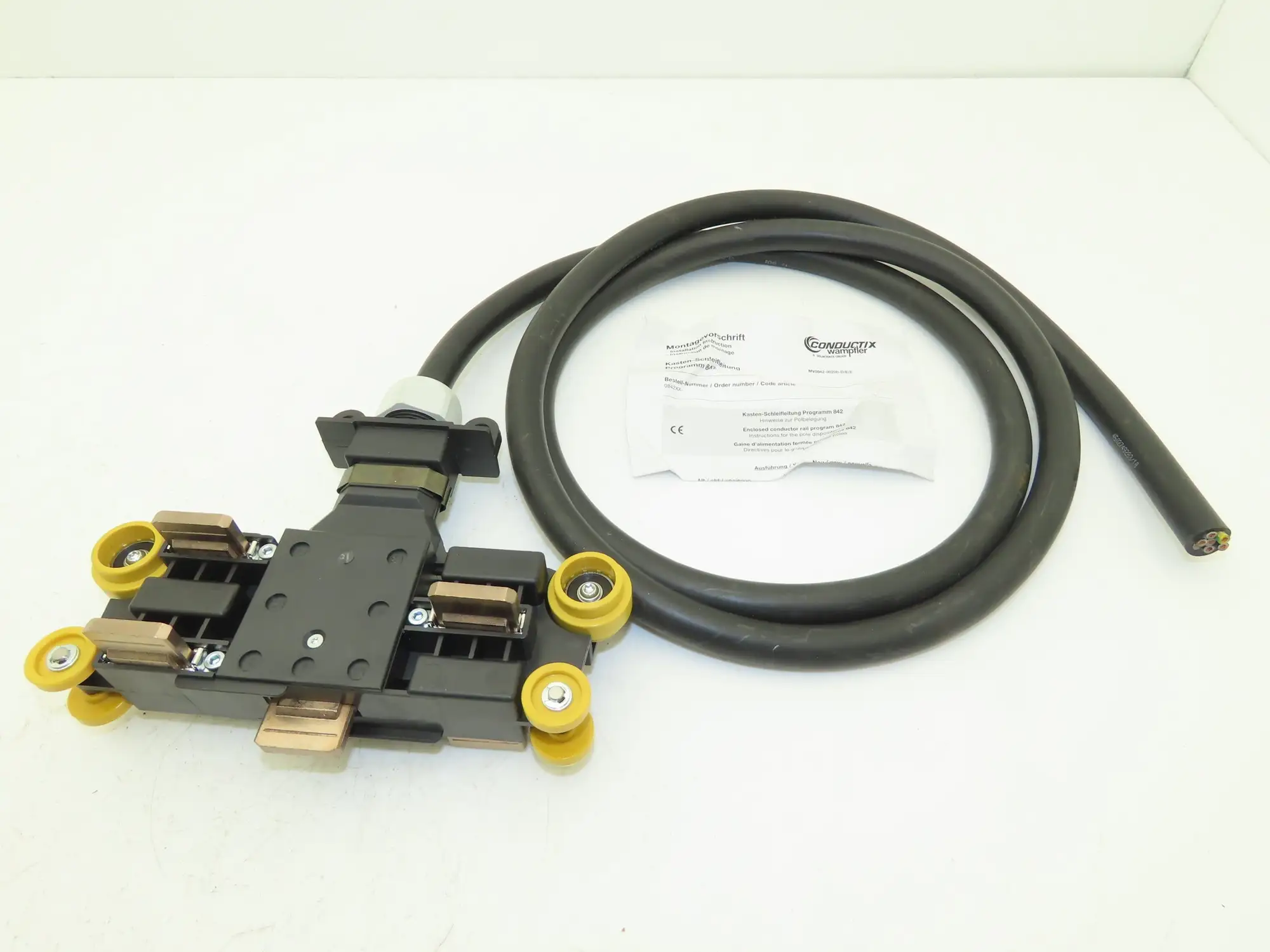 Conductix Wampfler MV0842-0020b Current Collector Shoe 7 Conductor Power Car