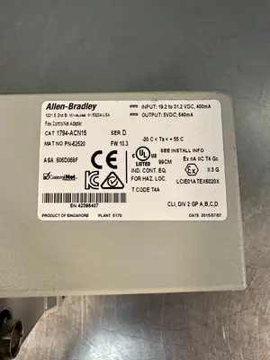 Allen-Bradley 1794-ACN15 /D Adapter Module F/W10.3 (6.3.2)