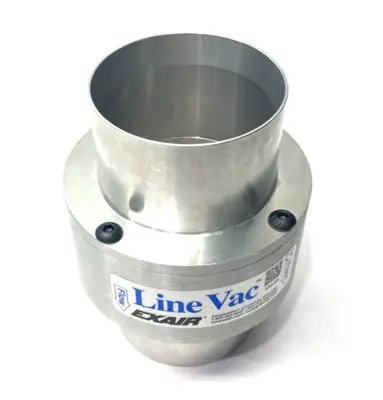 Used EXAIR Aluminum Line Vac 3" Hose ID, 1/2" NPT Air Inlet Pneumatic Conveyors Michigan US | Maverick Industrial Sales #1410860