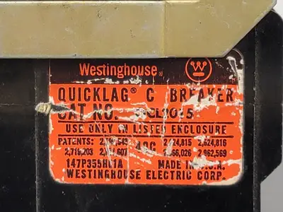 USED WESTINGHOUSE QCL2015