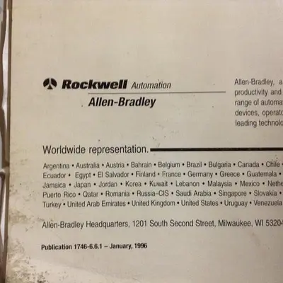USED ALLEN BRADLEY 1746-6.6.1