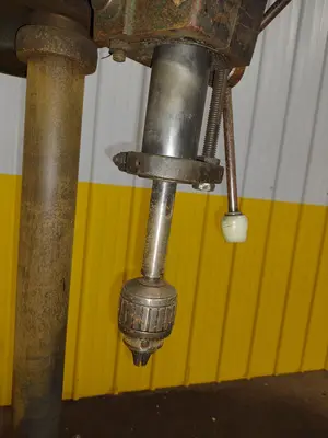 15" POWERMATIC MODEL #1150 SINGLE SPINDLE POWER DRILL PRESS: YOBRO #24294