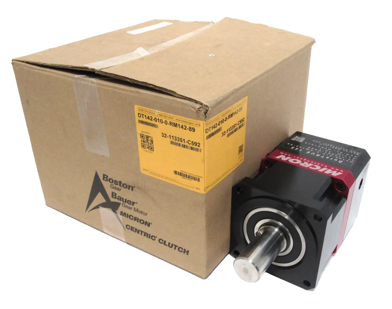NEW BOSTON GEAR DT142-010-0-RM142-89 PLANETARY GEARBOX 10:1 DT1420100RM14289