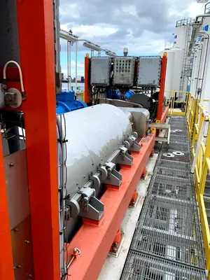 (2) Swaco CD 600 FH drilling mud centrifuges, A890 duplex SS.