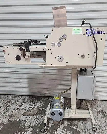 Used PRESS SPECIALTIES C-9000 Feeders (Material Handling) | BROOKS PRINTING EQUIPMENT #391710