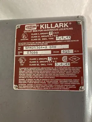 Used KILLARK SPM25364-A GRH Miscellaneous Equipment (Electrical & Power) Ohio US | Surplus Asset Holdings #1494741