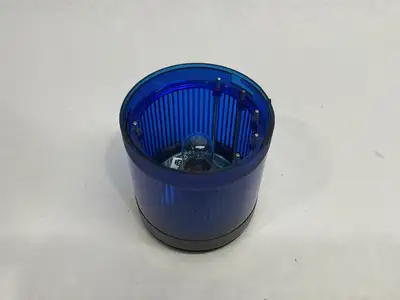 USED ALLEN-BRADLEY SER. B STEADY INCANDESCENT STACK LIGHT BLUE 120VAC