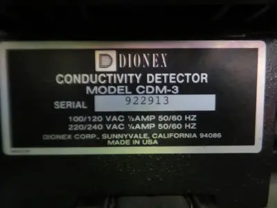 Used DIONEX 13286 RDM-1 CDM-3 Miscellaneous Laboratory Equipment Texas US | Aucto #1455878