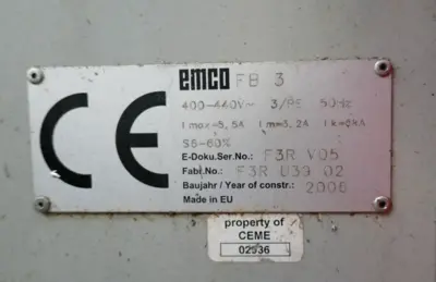 EMCO EMCOMAT FB-3 Universal Mills | Bowland Trading Ltd (9)