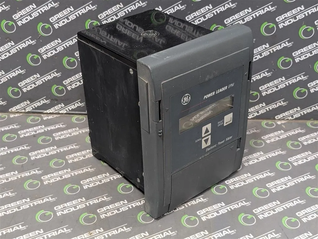 General Electric PLE3ESBG13 Power Leader EPM Meter 3-EL. "Y" Universal Used