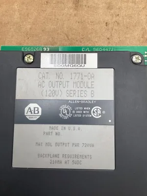 Allen-Bradley AC Output Module Series B PLC Card; 120V