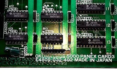 USED OKUMA E4809-032-492 PC BOARD OPUS 5000 E4809032492