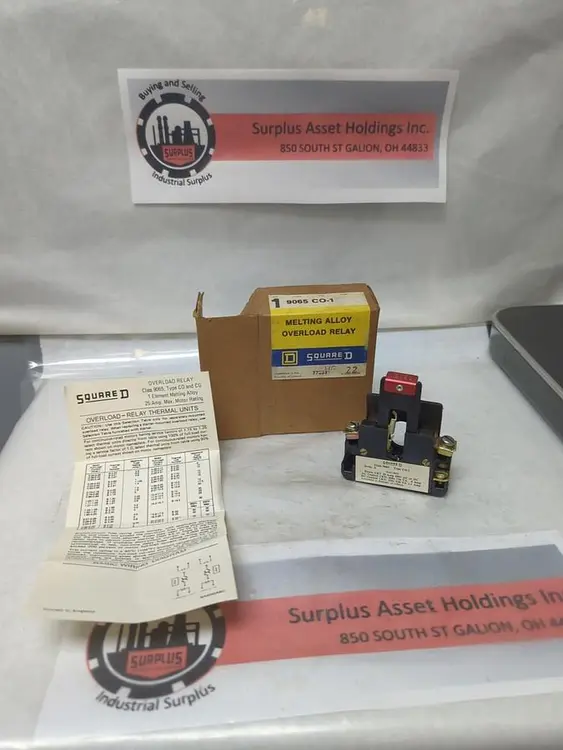 New | in-Stock SQUARE D 9065 CO-1 Miscellaneous Equipment (Electrical & Power) | Surplus Asset Holdings #1199670