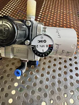 Used SMC VBA10A-F02GLN BOOSTER REGULATOR  0.1-1.0 MPA Regulators California US | Equipment Lab #1328280