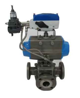 USED PBM PAVCL453D-0115 ACTUATOR VALVE MPH-H4L-A10-41 V200P 2"