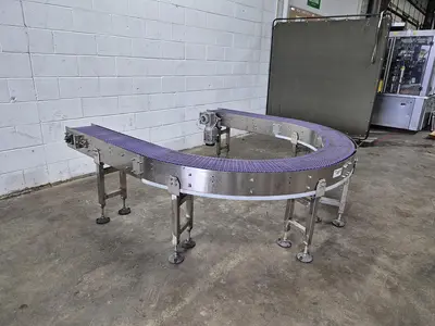 180° Curved Conveyor Belt
