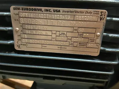 USED SEW-EURODRIVE KT107TDV160M4CZTHAB-C8-KS