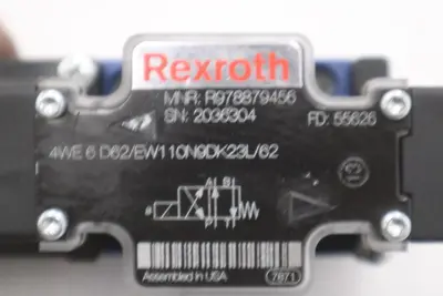 Rexroth R978879456 /4WE6D62/EW110N9DK23L/62 Directional Spool Valve - GF654