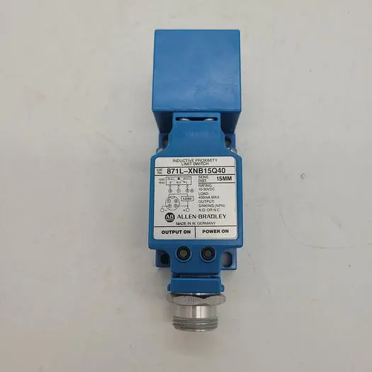 New | in-Stock ALLEN-BRADLEY ALLEN-BRADLEY INDUCTIVE PROXIMITY LIMIT SWITCH 871L-ENB15Q40 Sensors | ND Industrial Surplus #1212170